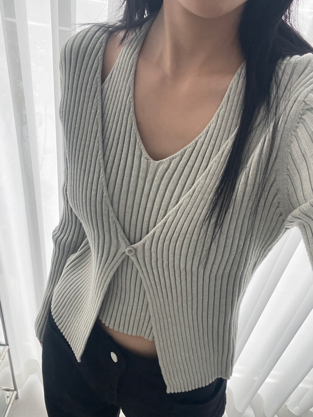 romance layered knit (2color)